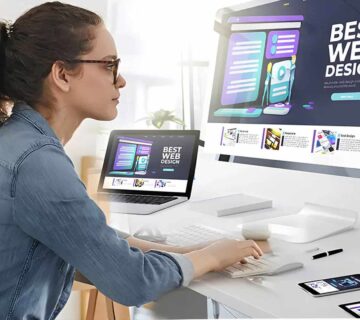 What are the advantages of collaborating in person with a web designer