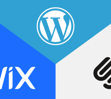 What are the pros and cons of using Wix, WordPress, or Squarespace?